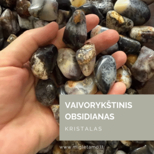 vaivorykstinis obsidianas
