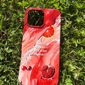 Telefono dėklas „Varom raganauti“ Raudonas