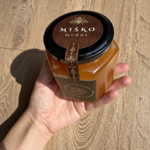 Miško medus 500 g iš mūsų šeimos bityno
